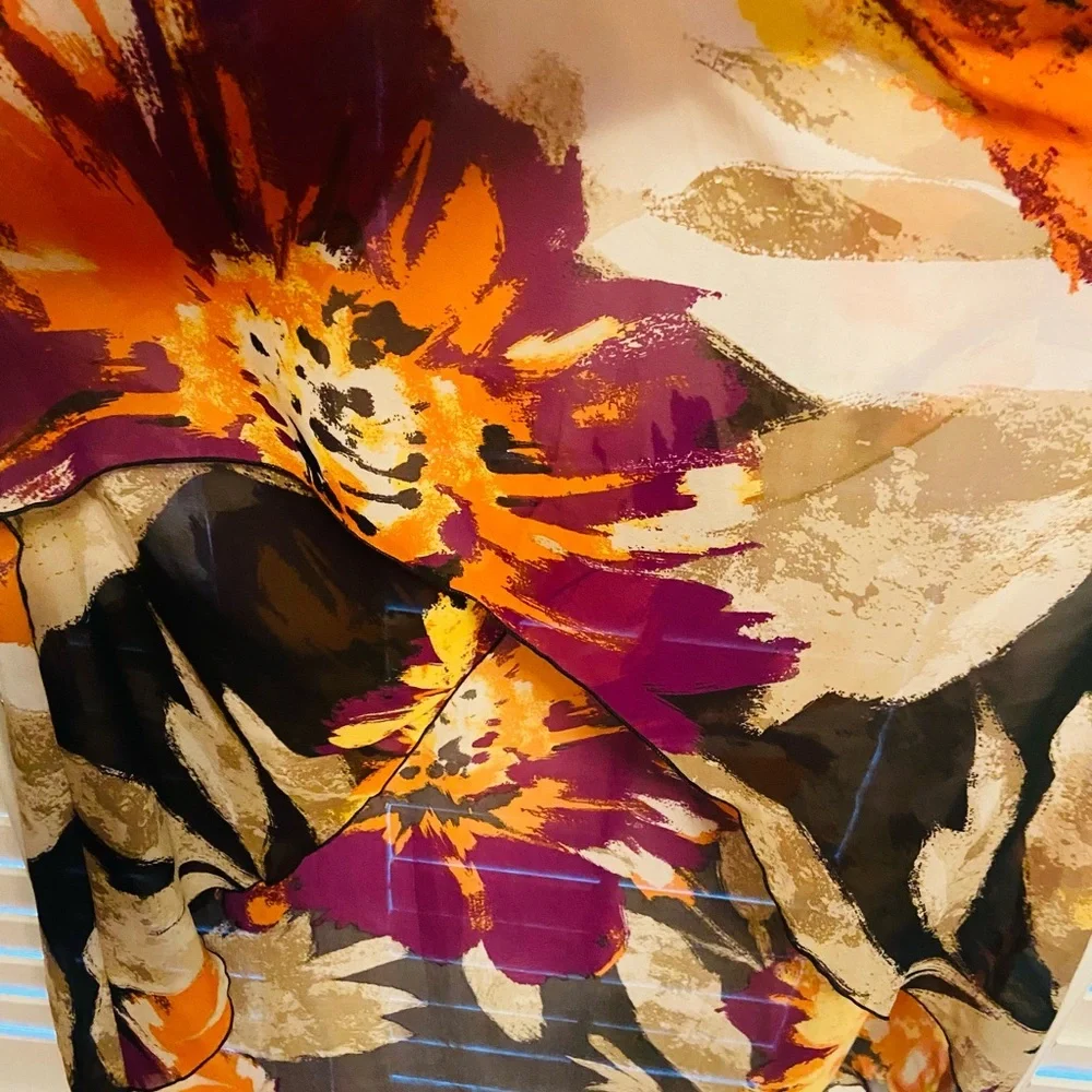 Ashley Stewart Floral Sleeveless and Sheer Size 14/16 NWOT - Picture 8 of 8